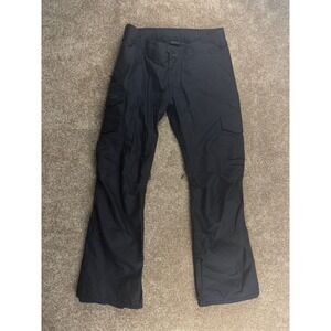 Burton Black Living Lining Cargo Snow Pants Womens Small Snowboard Skiing
